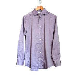 Charles Tyrwhitt purple button down dress shirt
